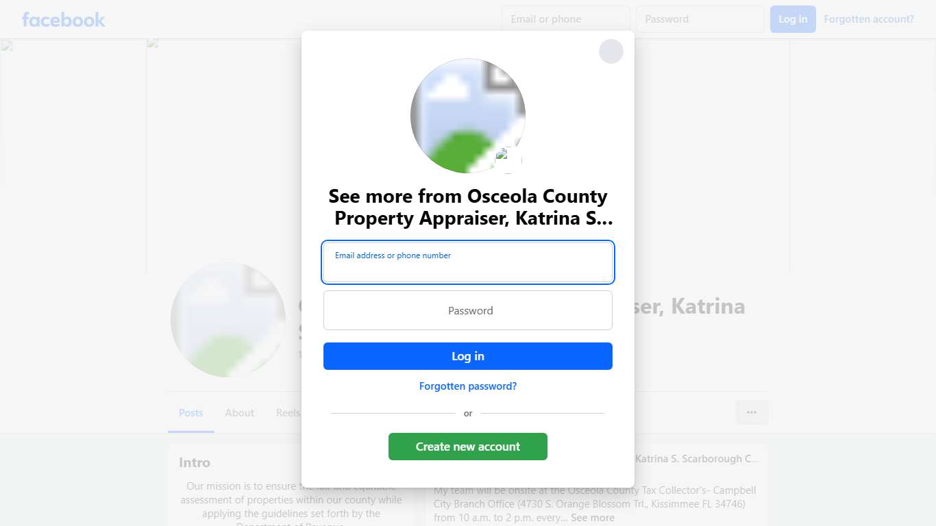 Osceola County Property Appraiser, Katrina S. Scarborough CFA, CCF, MCF Kissimmee FL Facebook